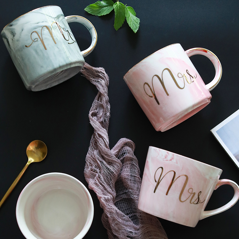 Ancient bo Nordic marble mark cup creative up phnom penh office ceramic cup coffee cup, valentine for breakfast