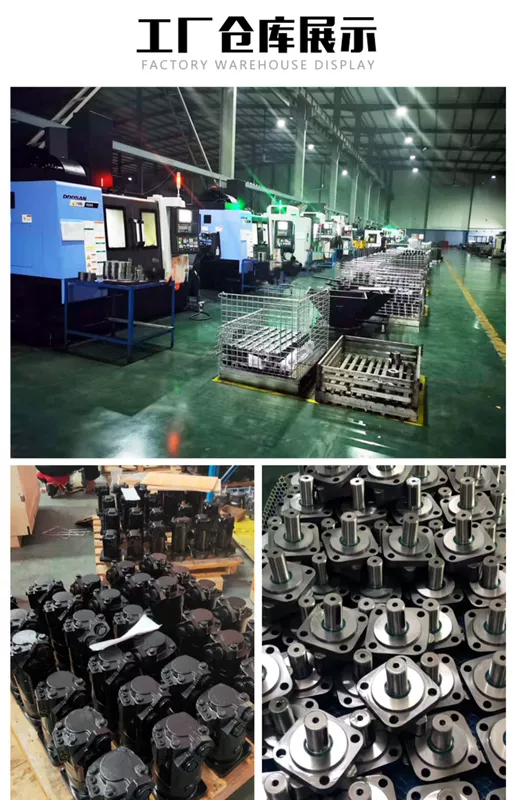motor dầu thủy lực Động cơ thủy lực động cơ dầu Trấn Giang Đại Lý BM1 BMR-80 100 125 160 200 250 315 400 motor thủy lực bánh răng motor bơm thủy lực