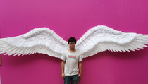  Large model angel wings hanging wall shop Yoga shop Coffee net red feather photo studio Wedding