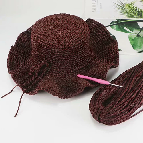 三利 Шелковая плетеная шапка, подушка, «сделай сам», связать своими руками