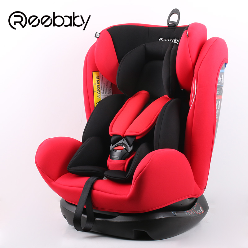 REEBABY an toàn trẻ em Ghế xe với ISOFIX giao diện 0-12 tuổi bé xe có thể ngồi xuống.