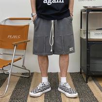 Xu Tailang Brief Han Wind Retro Shorts Mens Summer Tide Sign Hunt Pants Loose Straight Drum 50% Pants