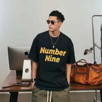 Xu Tailang Collision color printing short sleeve T-shirt Male Summer and American Tide Cards Heavy clothes Loose Half Sleeve Cartoon Compassion