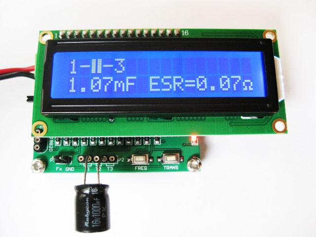 New version of the transistor tester
