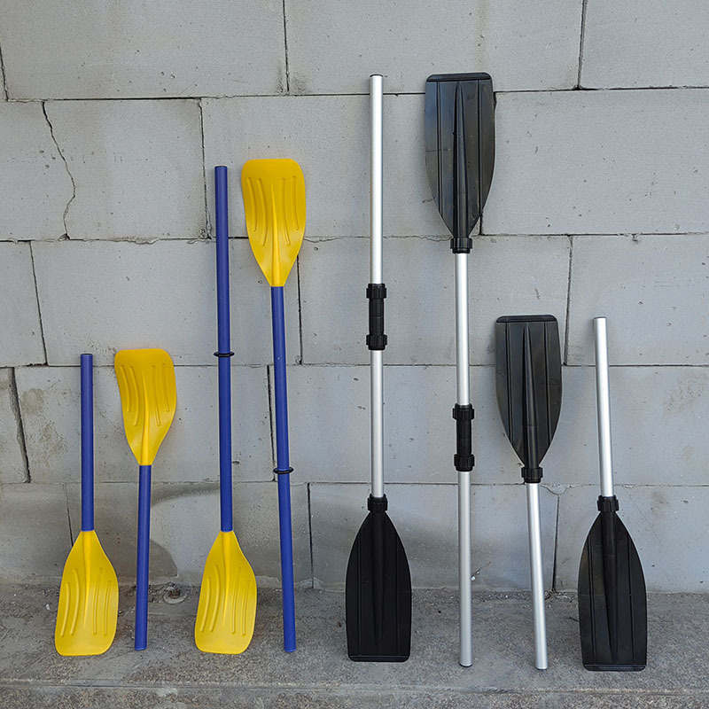 Rowing Paddle, Plastic Fishing Rubber Boat, Children's Performance Rafting and Surfing Props, Detachable Inflatable Boat