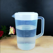 Measuring cup with scale measuring cylinder 4000ml plastic large-capacity cup scale measuring cup full set of milk tea shop tools