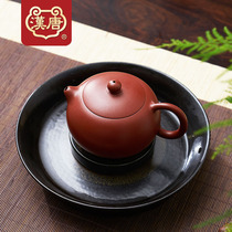 Han and Tang pot holder ceramic coarse pottery pot bearing purple sand pot pot cushion tea pet tea ceremony accessories dry foam table pot support