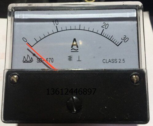 Pointer 670 Type of voltage Current transspeed table