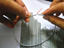 Bubble bag packaging bag making machine feeding spring oil sealing ring spring electric plating Zinc Silver White