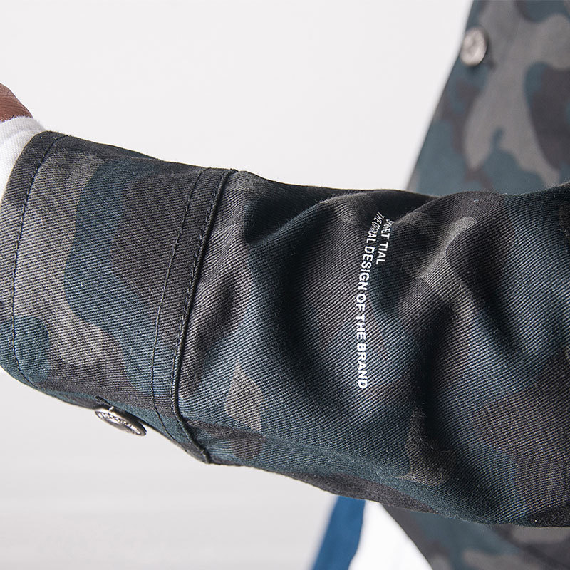 Ultra high quality rare rare heavy weight Fabric Military Style Denim Jacket Man New Thin Spring Autumn Original