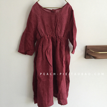  CLEARANCE spot MADE PEACHPIE A VARIETY of styles RETRO ART style GIRLS LOOSE DRESS PARENT-child 242