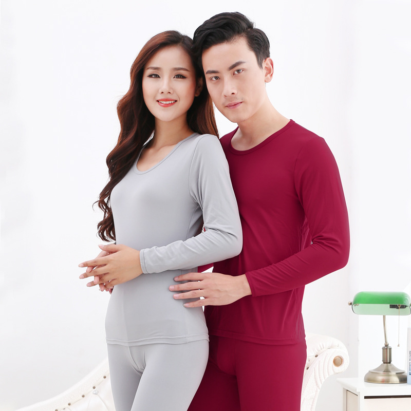 Cỡ lớn ấm đồ lót phụ nữ mens vài mùa thu quần quần áo mùa thu thiết cotton mỏng chặt áo len bông đáy.