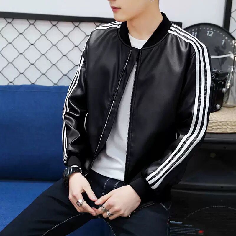 American Style 2026 New Leather Jacket for Men, Slim Fit, Spring and Autumn, Motorcycle Trendy, Autumn Men's Leather Jacket, Stylish and Handsome