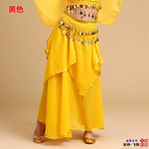 New childrens Indian dance performance suit Childrens four-piece Phnom Penh skirt Childrens belly dance dance practice dress clothing