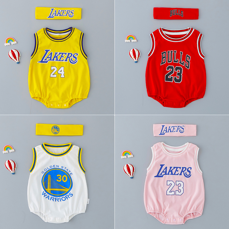 Net red newborn baby clothes toddler summer clothing men and women 3 months 0 jersey 6 one-piece 5 thin suits pack fart summer