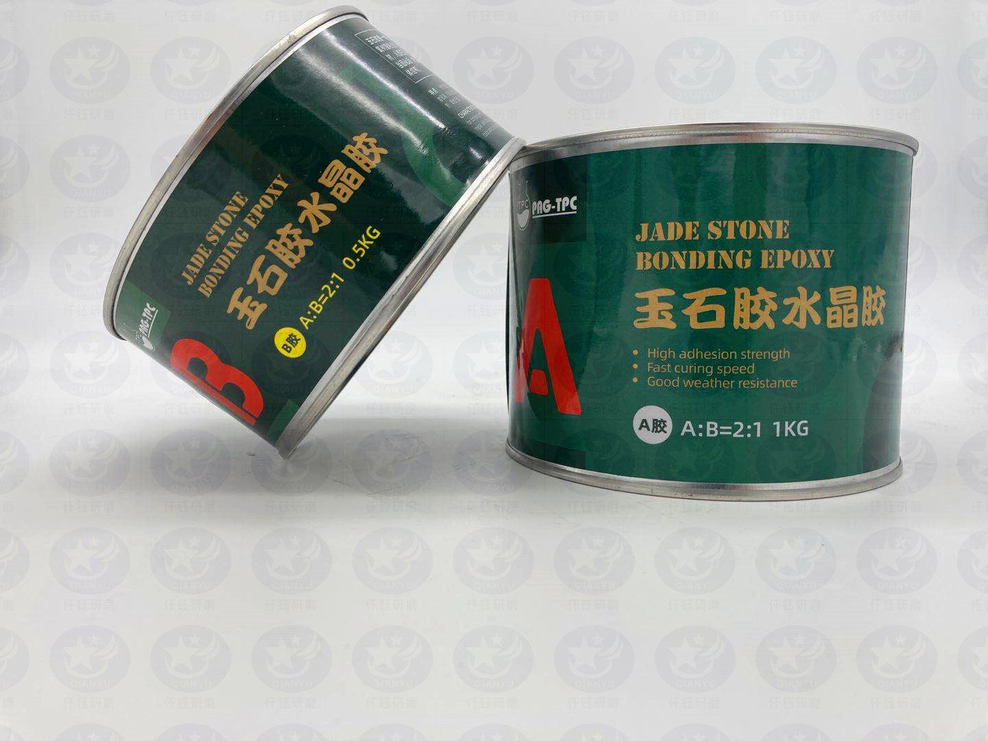 PAGE-TPC crystal glue cloud stone micelles white jade stone glue artificial man mend rubber stone adhesive glue jade glue