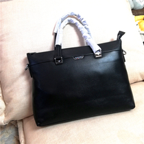 Mens bag genuine leather briefcase large capacity single shoulder bag for mens leisure handbag