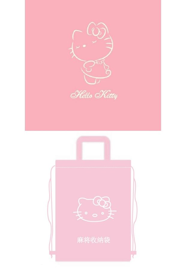 Mèo kitty jingle mèo pha lê hellokitty mạt chược vàng đen phim hoạt hình mạt chược - Các lớp học Mạt chược / Cờ vua / giáo dục bàn mạt chược
