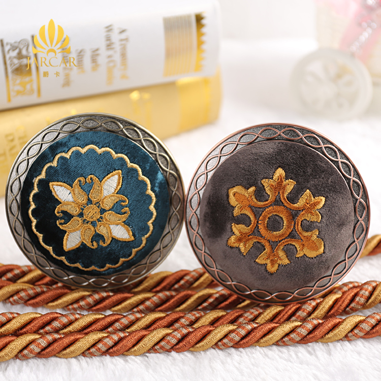 Jue card French embroidery metal curtain hook boutique wall hook Wall hanging hot tether accessories bundle decoration