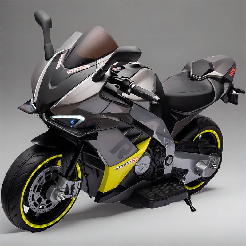 High-Speed Children's Electric Motorcycle for Boys and Girls Aged 3-15, Rideable Rechargeable Toy Car with Brushless Motor