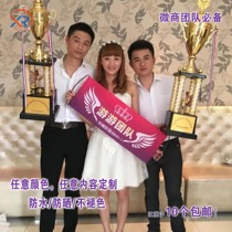 Hand-pulled flag Lara flag custom hand-pulled banner production small color banner proposal opening group building banner