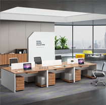 Staff desk simple modern screen partition office workstation staff desk 4-person single-person double combination