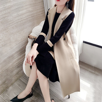 Spring Clothing Two Sets Dress Dress 2022 New Early Spring Fashion Horse Chia Jacket Accessories Sweater Skirt Suit Temperament