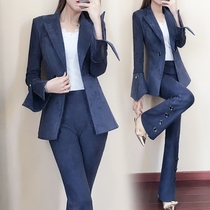 Early autumn 2021 new slim suit suit female fashion temperament professional president formal two-piece Western style