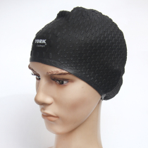 Swimming cap elastic particle swimming cap ear protection waterproof non-slip silicone cap for men and women