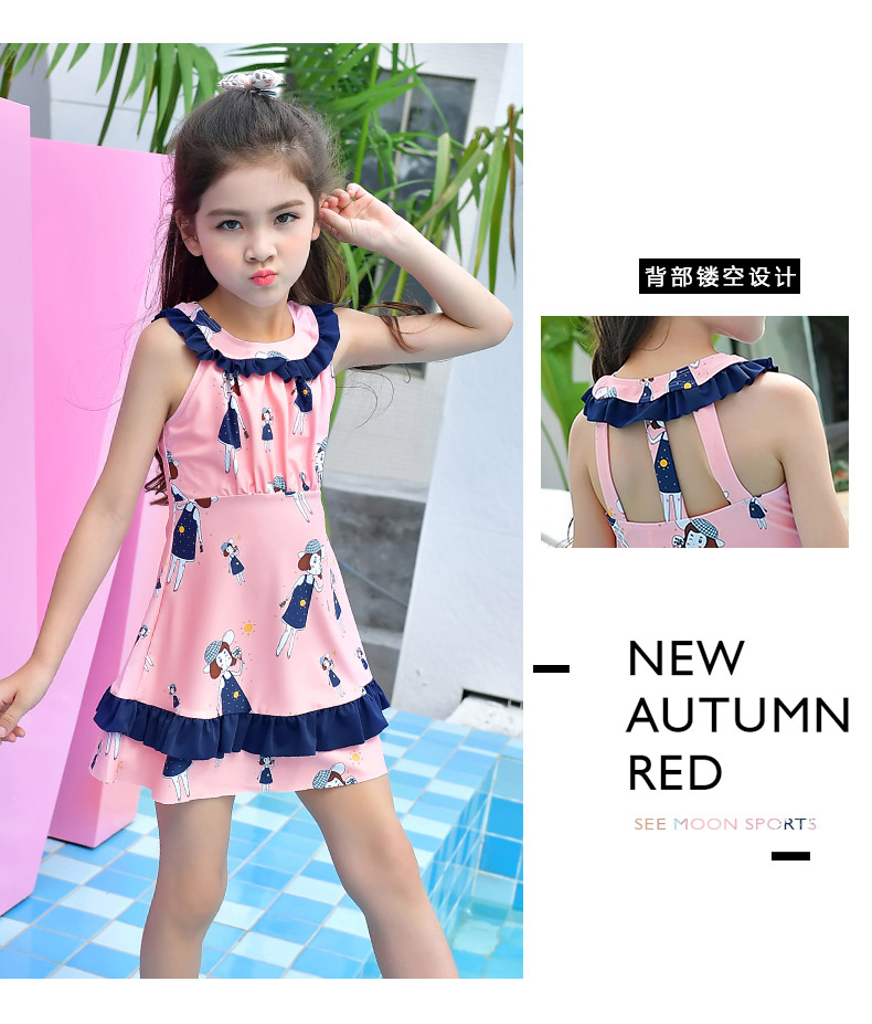 Đồ bơi bé gái dễ thương Đồ bơi trẻ em nữ chia nhỏ chơi nước áo tắm cho bé