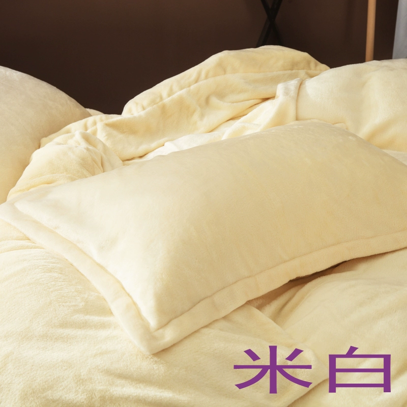 Mafa Lai vết bộ cashmere tinh khiết san hô dày nhung gối gối của đơn nhung pha lê gối miễn phí vận chuyển - Gối trường hợp gối tựa cổ