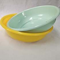 New 3547 plastic yellow basin with words green basin school dormitory universal water basin military training washbasin