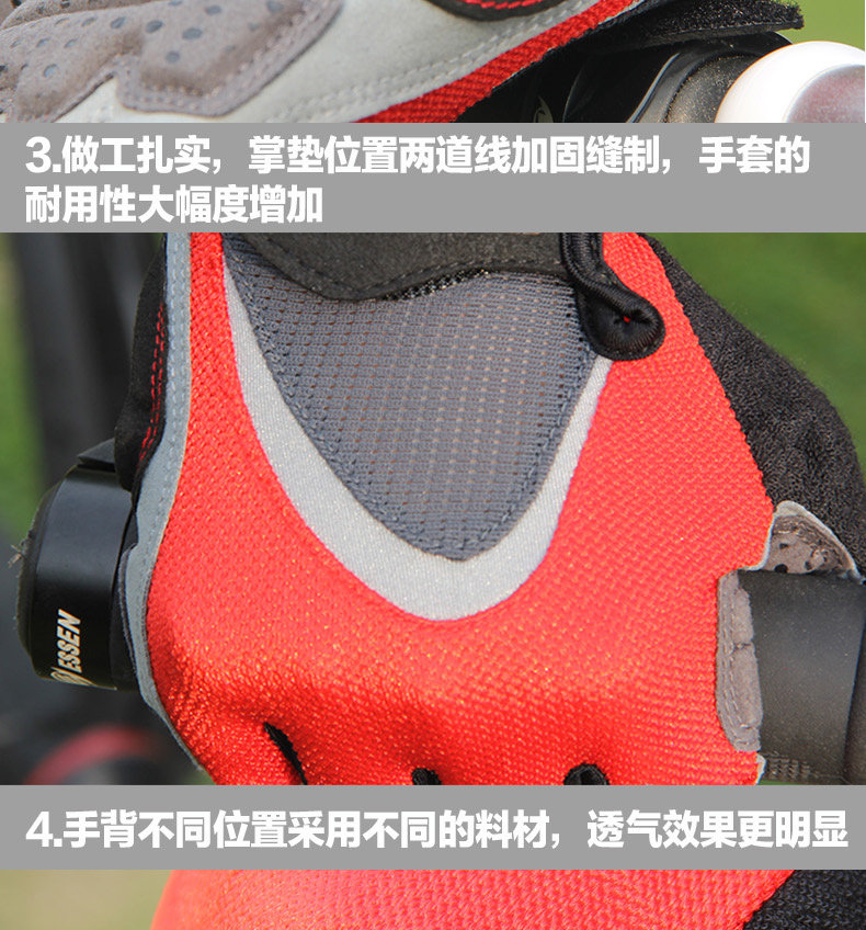 Gants pour vélo mixte BIG CAT - Ref 2238297 Image 9