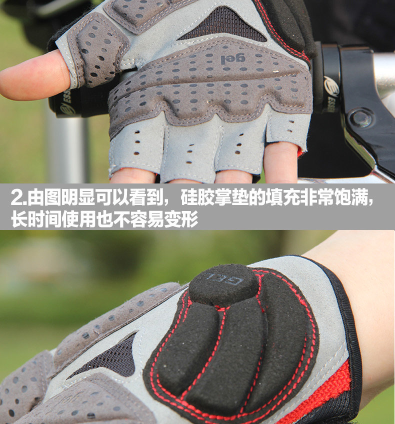 Gants pour vélo mixte BIG CAT - Ref 2238297 Image 8