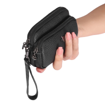 Double Layer Zipped Zero Wallet Woman Minimalist Mini Key Bag Small Crowddesigner Multifunction Coin Bag Fashion Brief