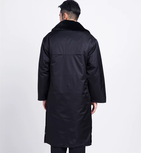 Длинная зимняя куртка, пуховик для работы, увеличенная толщина