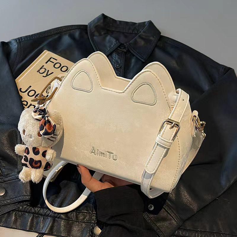 Сумки Amy Rabbit, новинка 2025 года, модная универсальная сумка в западном стиле с простой текстурой, сумка-мессенджер через плечо для пригородных поездок