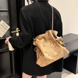 艾米兔 Универсальная вместительная и большая ретро сумка на одно плечо