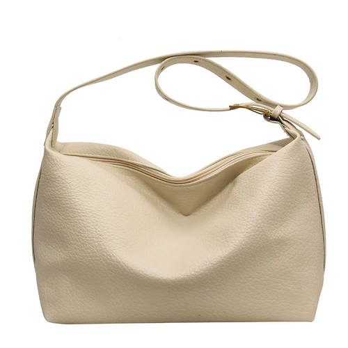 艾米兔 Женская сумка 2025, новый стиль, однотонная сумка на плечо в иностранном стиле, сумка-тоут