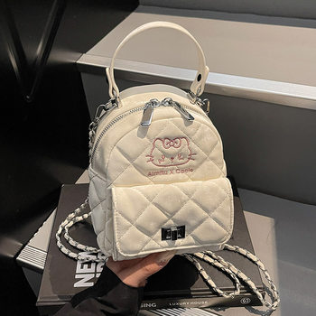 Amy rabbit women's bag 2025 new cute and fashionable daily versatile niche commuting backpack