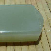 (Versatile and exquisite) (Jade material is warm and delicate) Qinghai Jade (green and white light sugar color)-Pingan Brand-8#