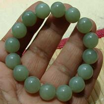 (Versatile and exquisite) (Jade material is gentle and fine in workmanship) Qinghai Jade (green and white jade) - Bracelet 16 pieces - 5#