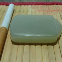 (Versatile and exquisite) (Jade material is warm and delicate) Qinghai Jade (green and white light sugar color)-Pingan Brand-6#