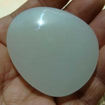 (Yoniugou old material) (jade material is warm and moist) Qinghai jade (light sugar white jade)--curved noodle brand--5#