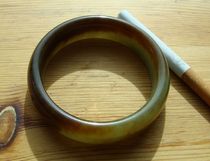 (Cost price promotion) Qinghai Jade (pretty color----sugar-wrapped green)---bracelet---16#