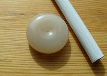 (Grateful to give back to Taobao customers) Qinghai Jade (Yiniugou Light Sugar Old Material)----Ping An Buckle---35#