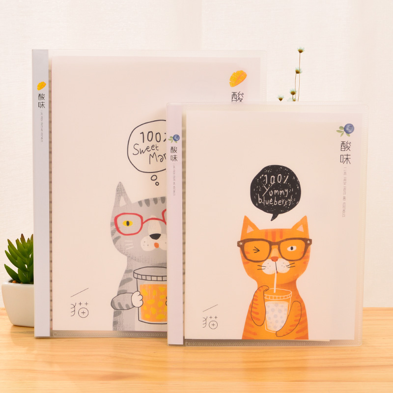 Powerful B5 loose-leaf book small fresh student A5 replaceable core cartoon cat notepad diary Japanese and Korean coil book