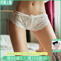 Sexy Briefs Lady Love Lingerie Transparent Lace Clairvoyant Lace Tiny pants European and American Fire Hot Stir Passion