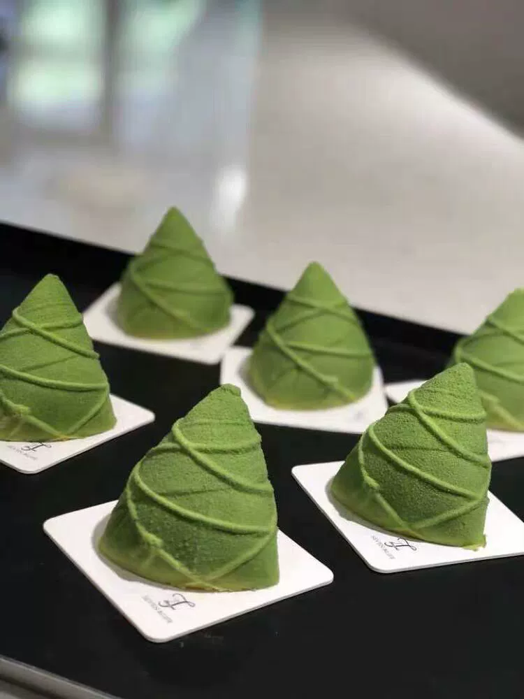 Khuôn silicon bánh dẻo Zongzi ba chiều sáng tạo cho Lễ hội thuyền rồng Món tráng miệng Khuôn bánh gạo sô cô la - Tự làm khuôn nướng