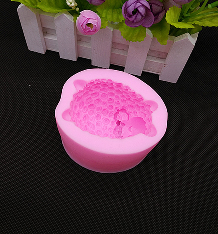 Q-214 Âm thanh nổi Lamb Thành phẩm 100g Xà phòng làm bằng tay Tự làm Khuôn silicon Khuôn cao cấp tùy chỉnh khuôn bánh trung thu rau câu